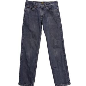 Lee Regular Fit Jeans Men's Size 32x30‎ Straight Leg Dark Wash Made in Mexico